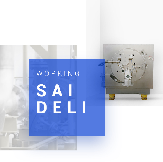 LLGZ Centrifuga a scarico dal basso con raschiatore per sacchi